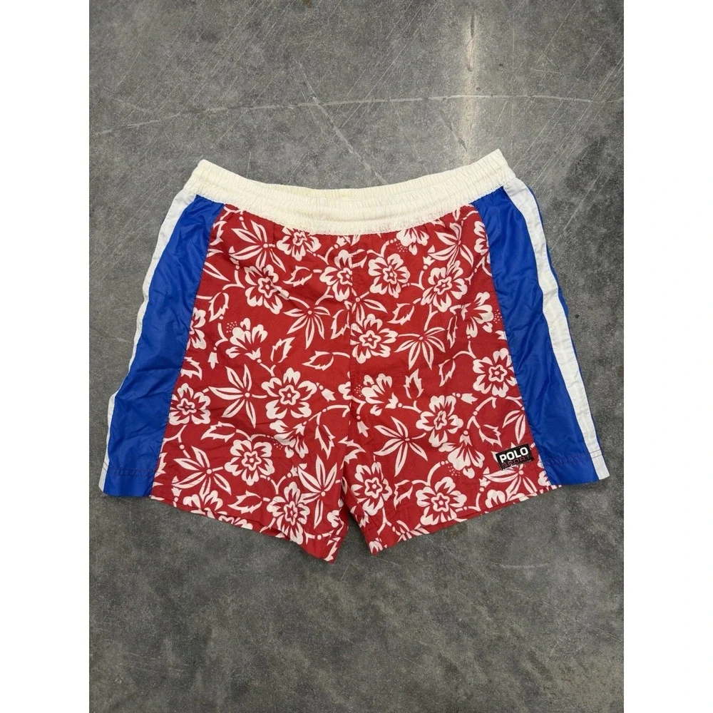 Vintage‎ Polo Sport Men's Swim Trunks Y2K Size Medium